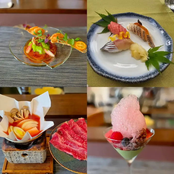 Seasonal Kaiseki Menu Creations